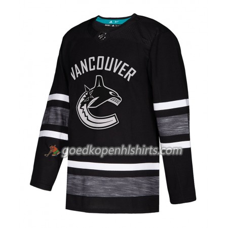 Vancouver Canucks Blank 2019 All-Star Adidas Zwart Authentic Shirt - Mannen